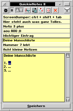 ScreenShot QuickieNotes
